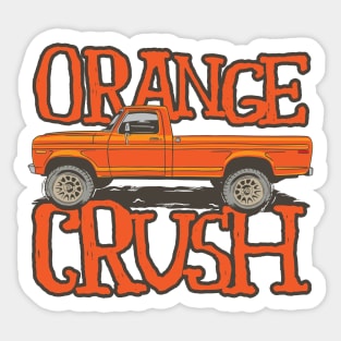 ORANGE CRUSH Sticker